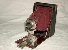 美国1898年柯达红皮腔相机